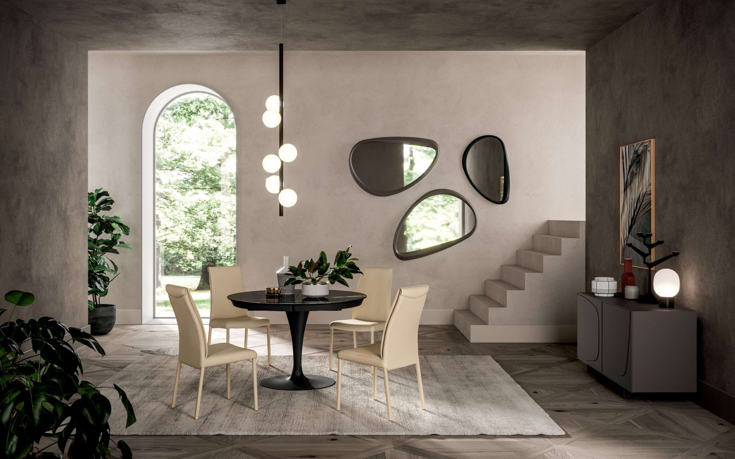 ECLIPS ROUND EXTENDABLE TABLE LONDON UK
