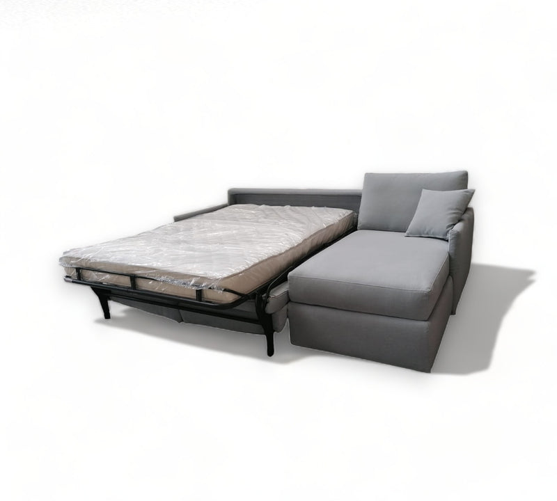 Comfy Lux sofa bed with chaise, everyday sofa bed 18 cm thick mattress