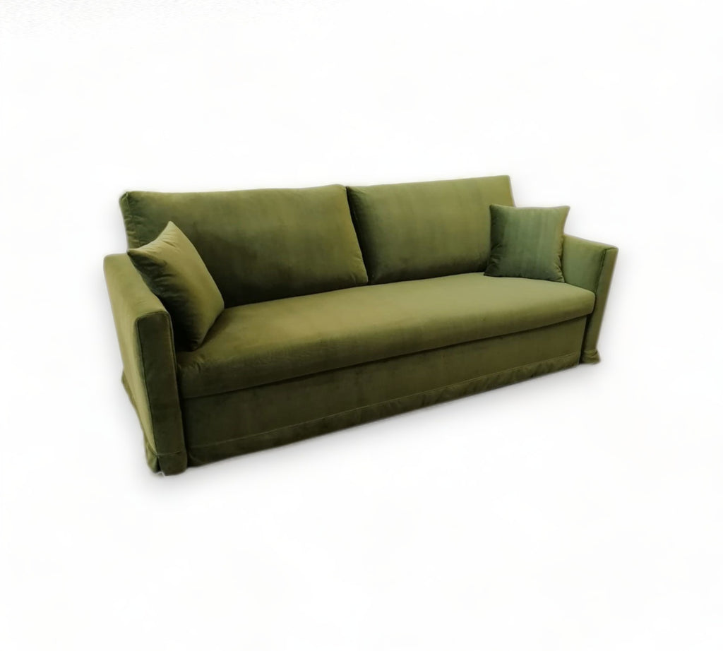 Bonbon Comfy Side sofa bed with skirt, horizontal sofa bed