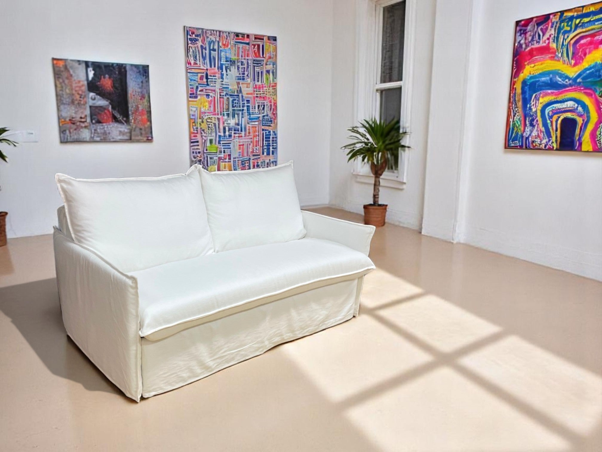 Shabby Chic Italienisches Schlafsofa