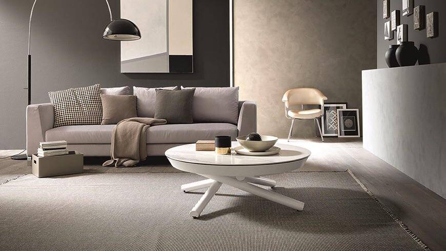 Konzept runder Solie Multifunktions-Couchtisch Solie London UK – Bonbon® Furniture