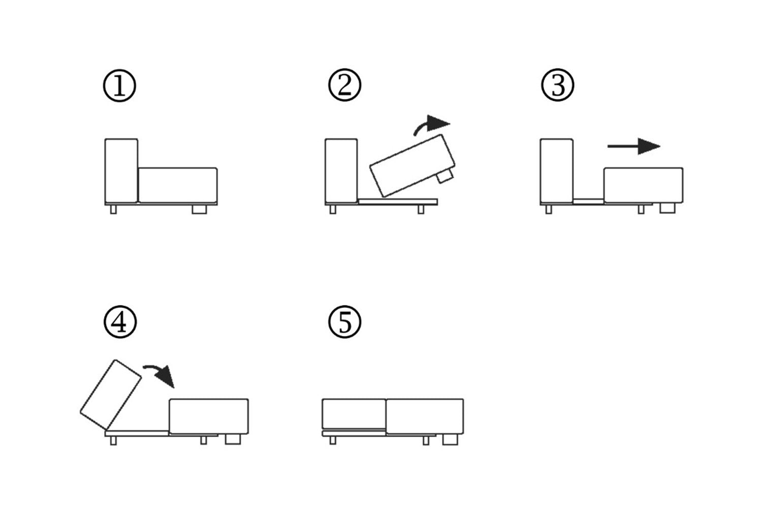 Hayden Sofa bed, Sofa or sofa bed - Bonbon Compact Living