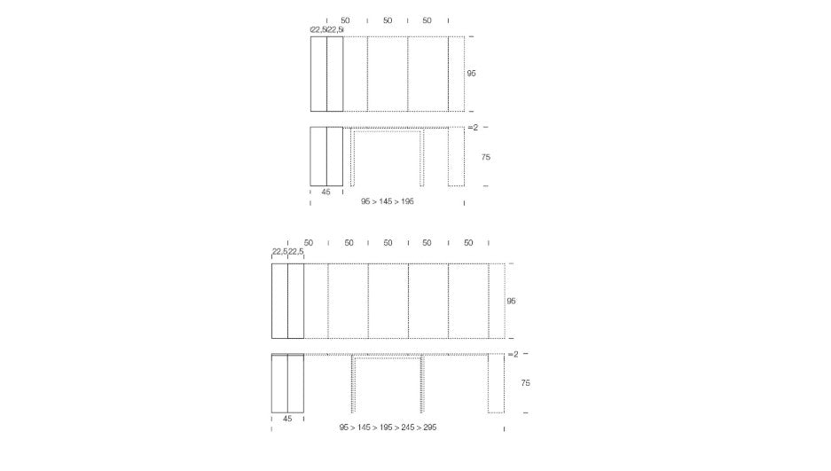 Goliath Extending Console Table, Console - Bonbon Compact Living
