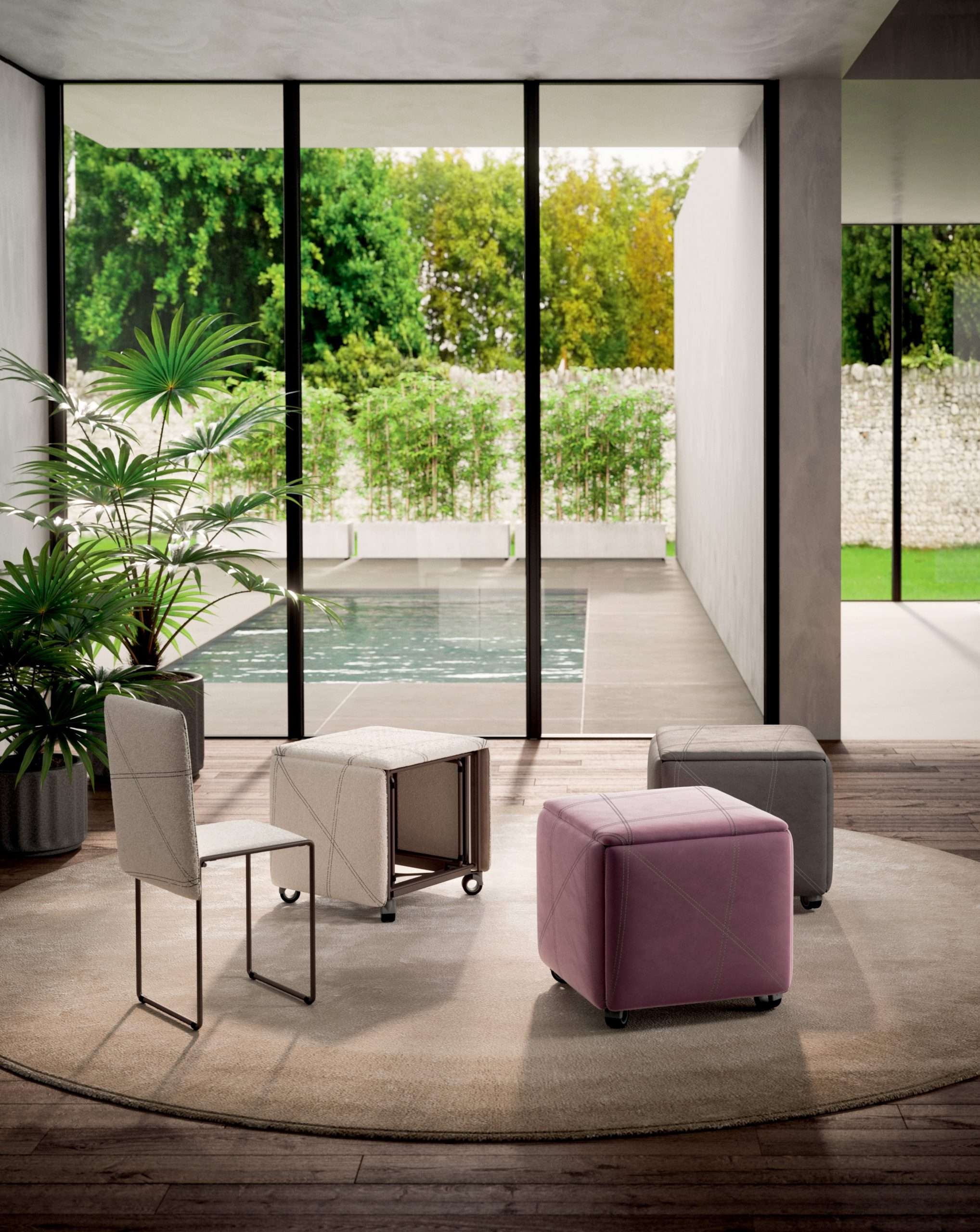 CUBIX OTTOMAN, Seating - Bonbon Compact Living