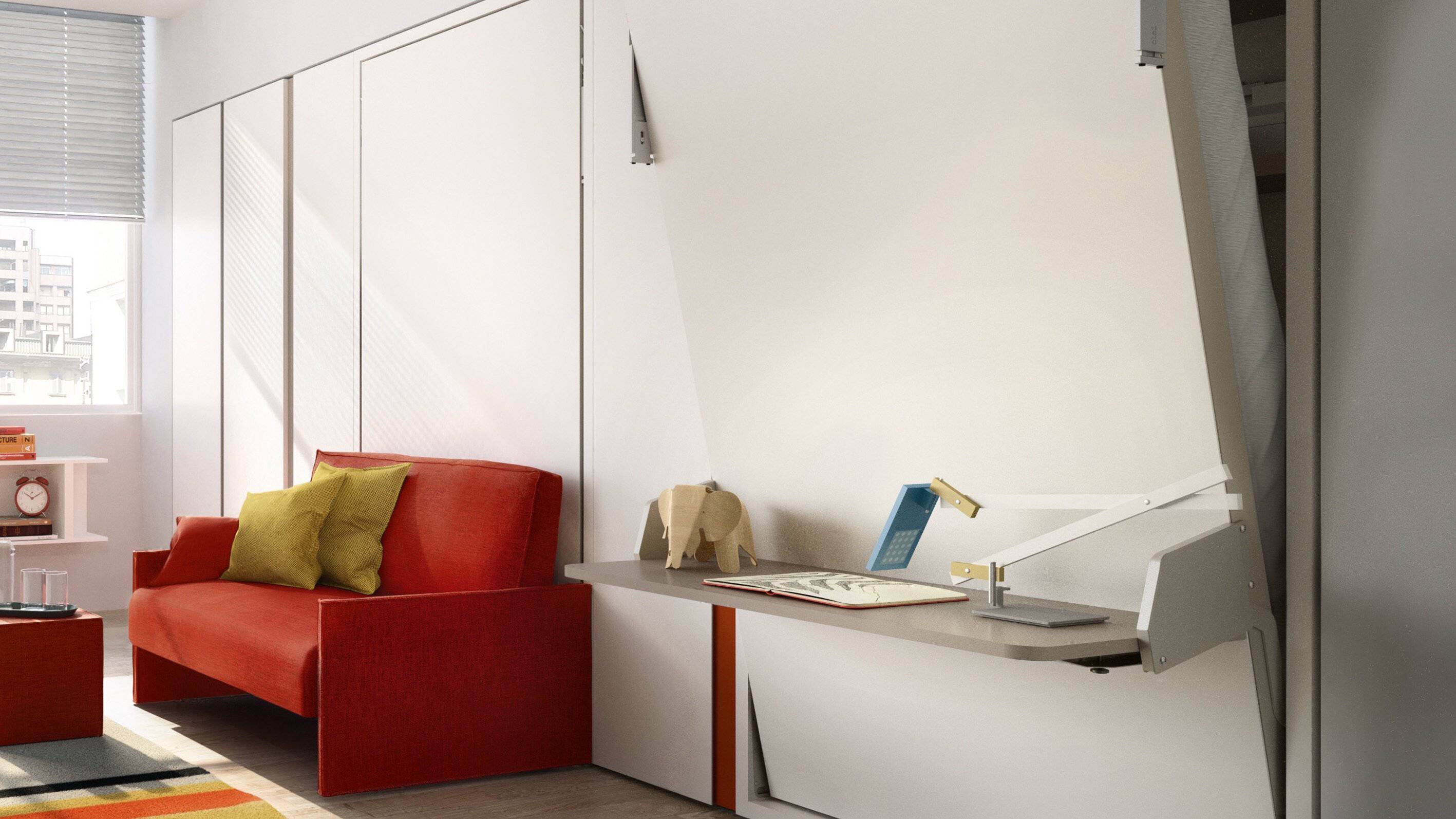 Altea Sofa 90/120, Wall bed - Bonbon Compact Living