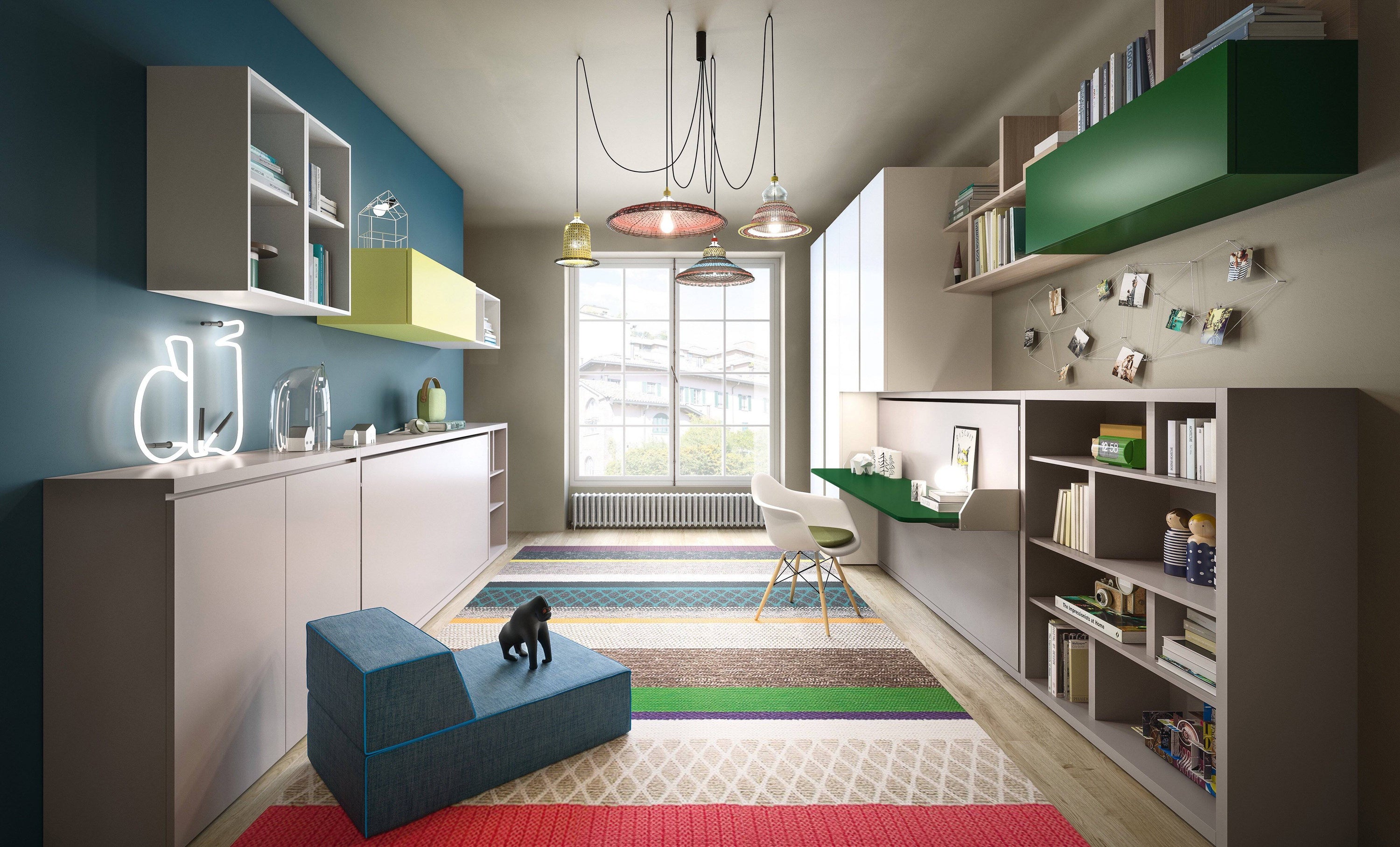 Kali 90/120 Standard, Wall bed - Bonbon Compact Living