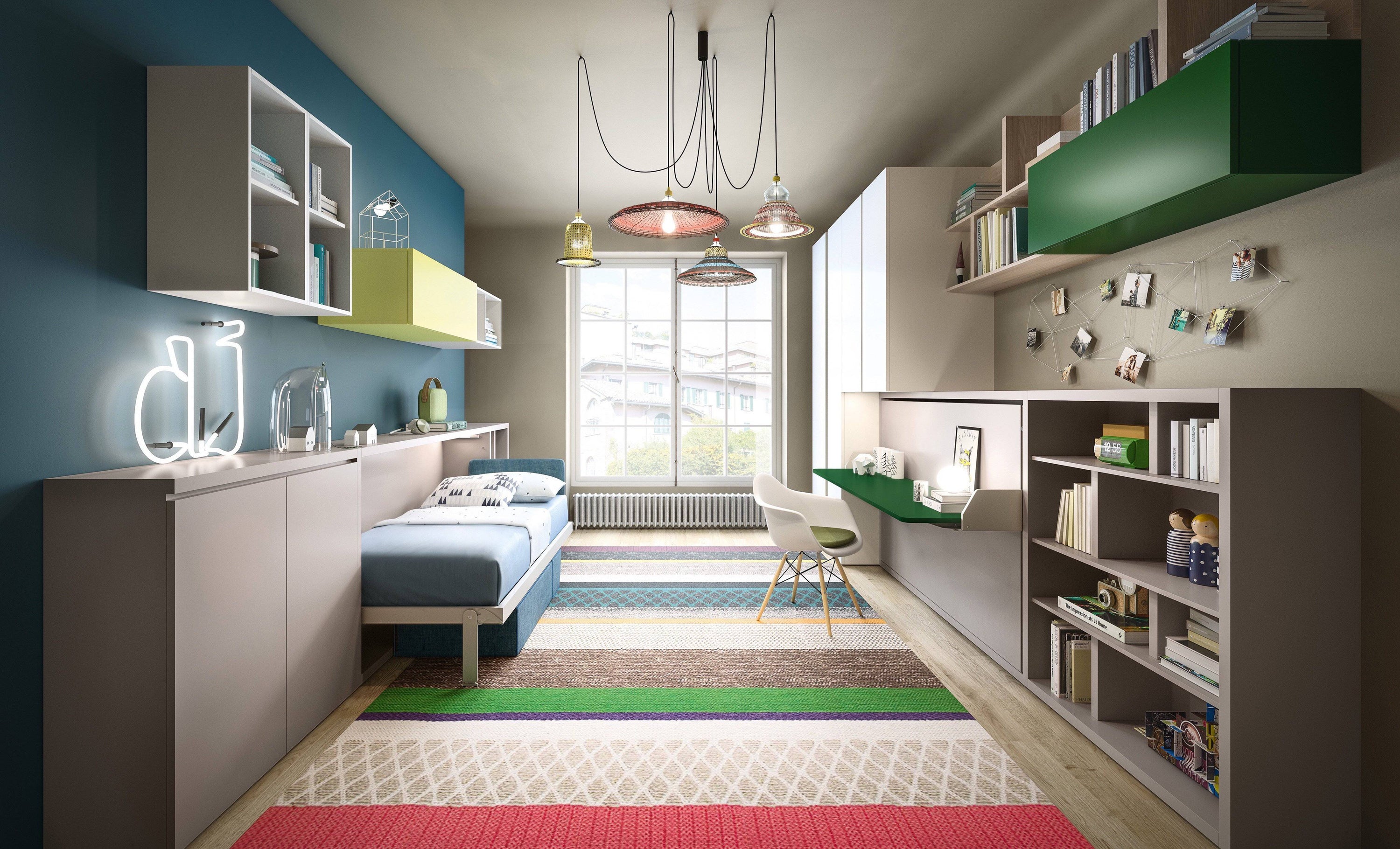 Kali 90/120 Standard, Wall bed - Bonbon Compact Living