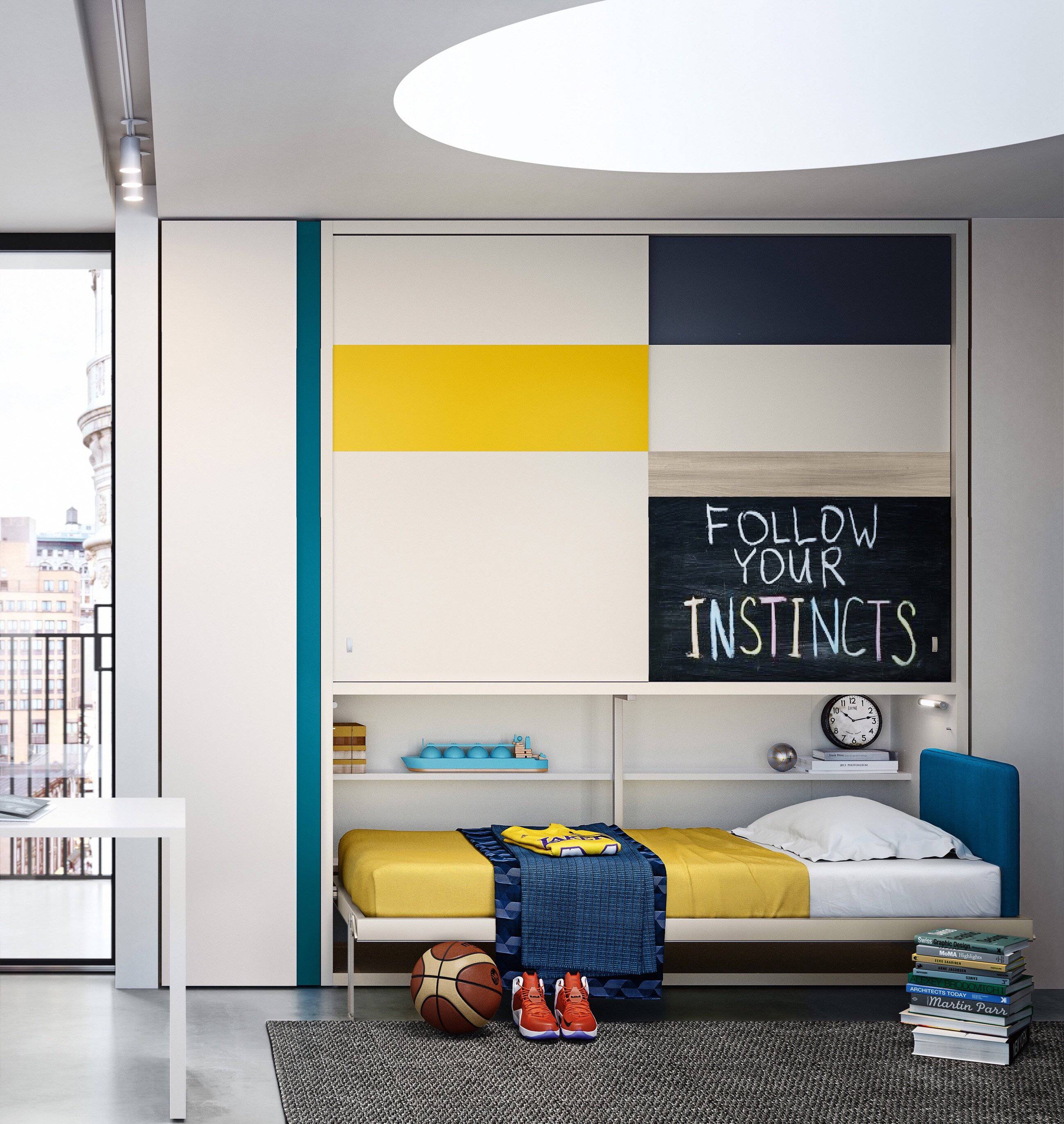 Kali Ponte, Wall bed - Bonbon Compact Living