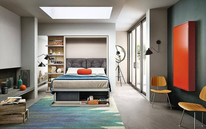 Wall discount bed system