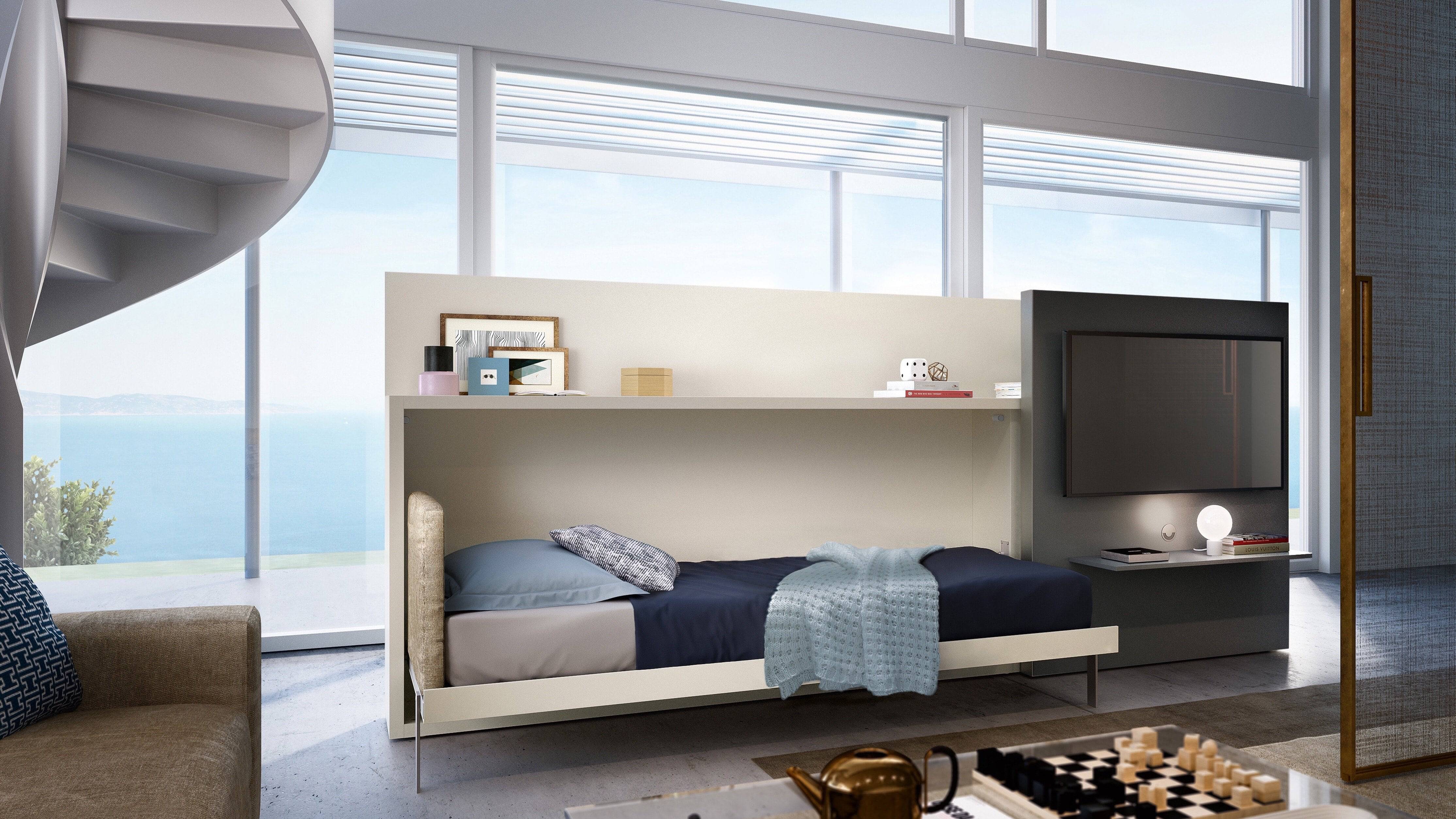 Poppi 90/120 Theatre, Wall bed - Bonbon Compact Living