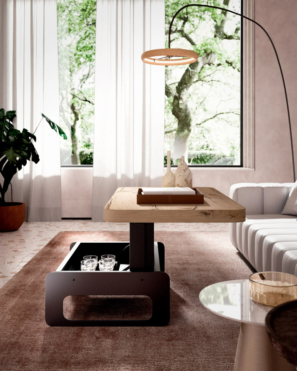 Bell coffee to dining table 