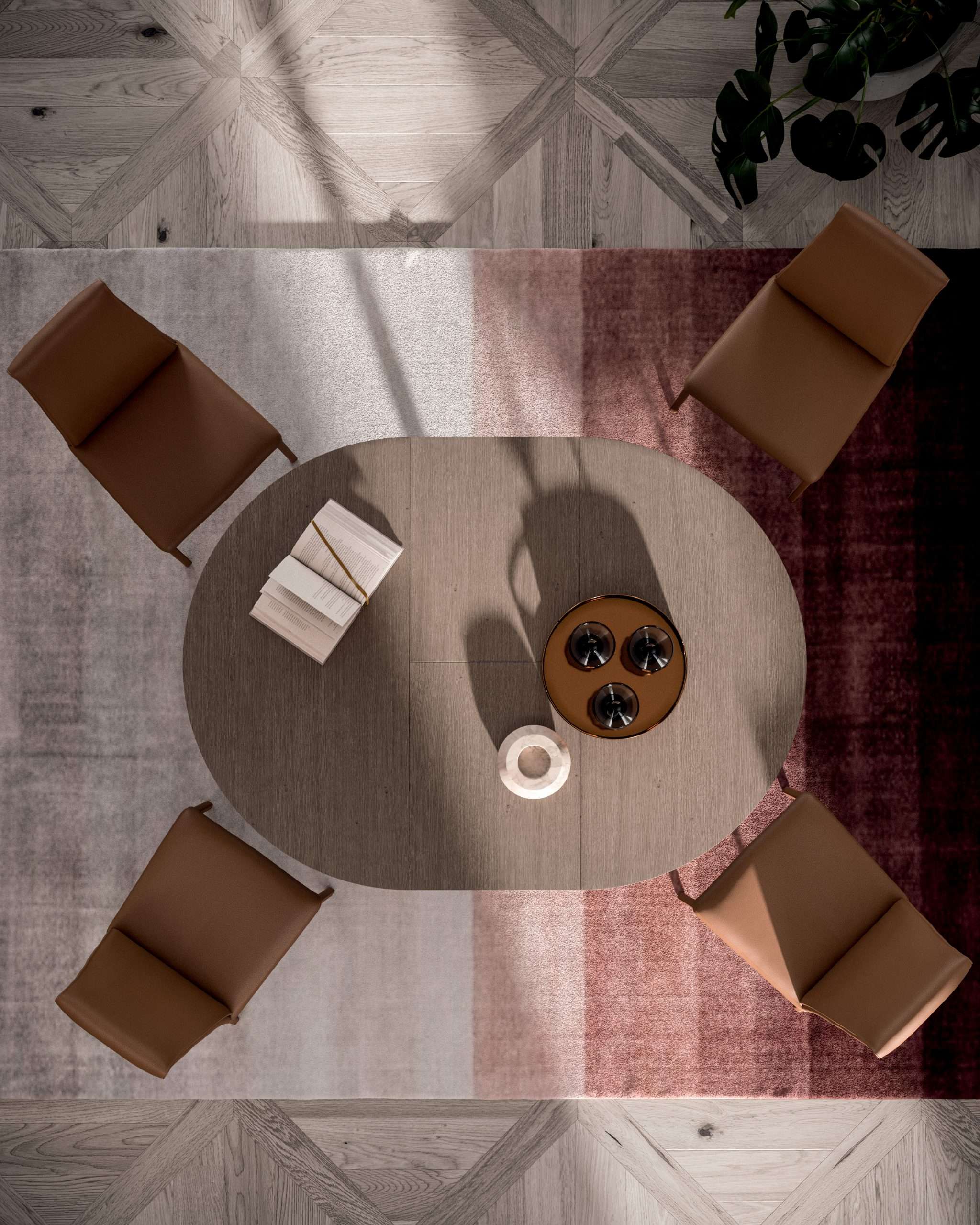Eclips round tables, Dining table - Bonbon Compact Living