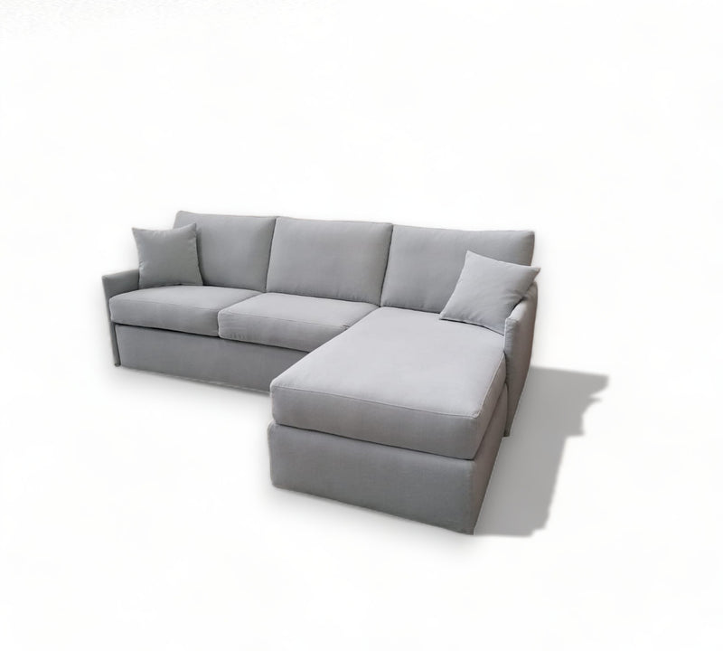 Bonbon Comfy Lux with chaise longue with storage, 3cm wide arm