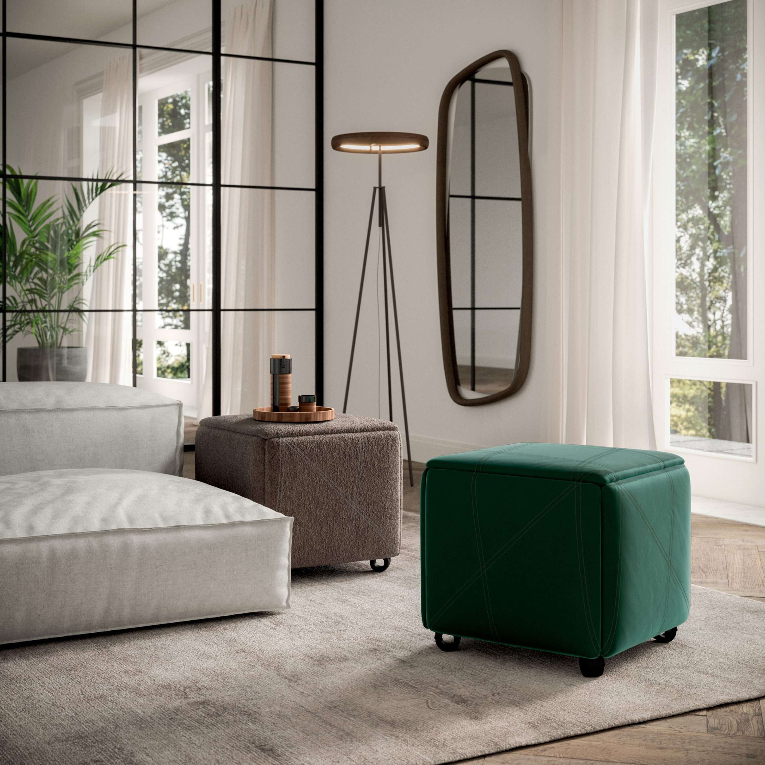 CUBIX OTTOMAN, Seating 