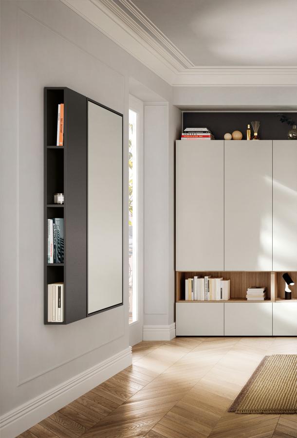 WALLY STANDARD WITH SIDE BOOKCASE FROM SIDE