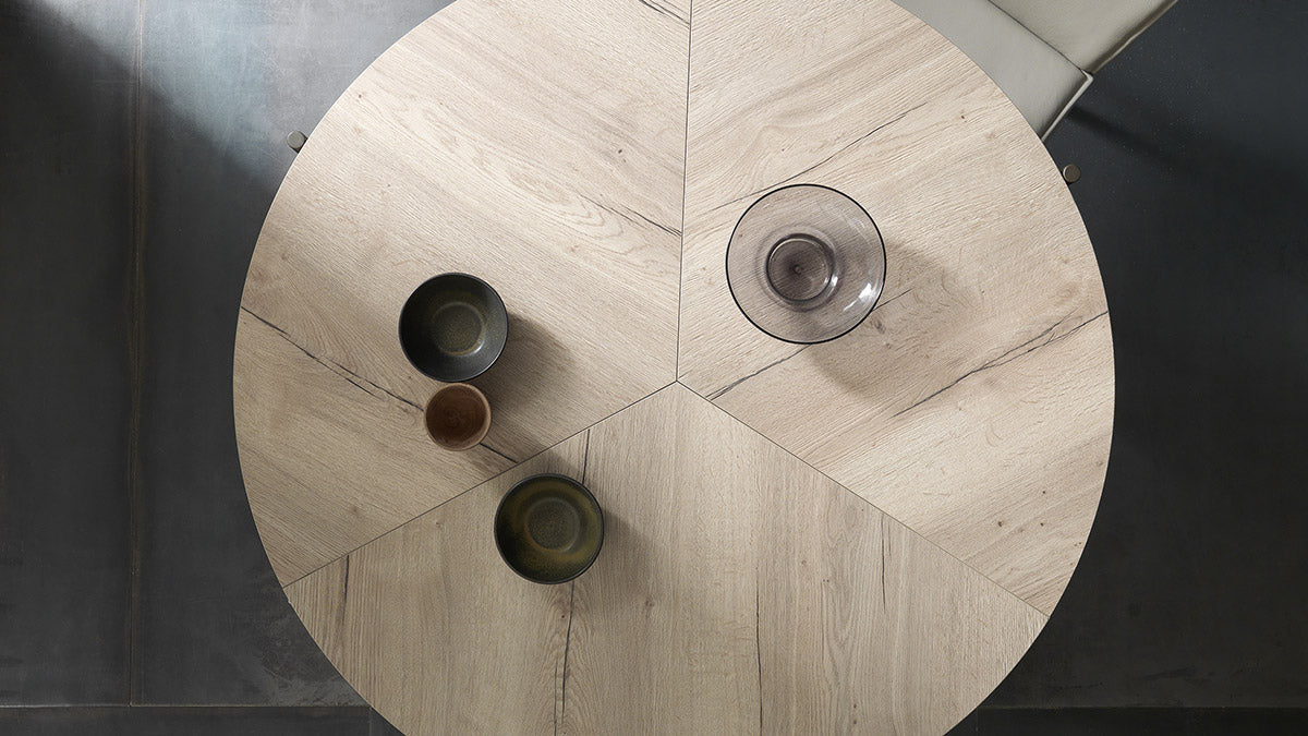Fold coffee to dining table 