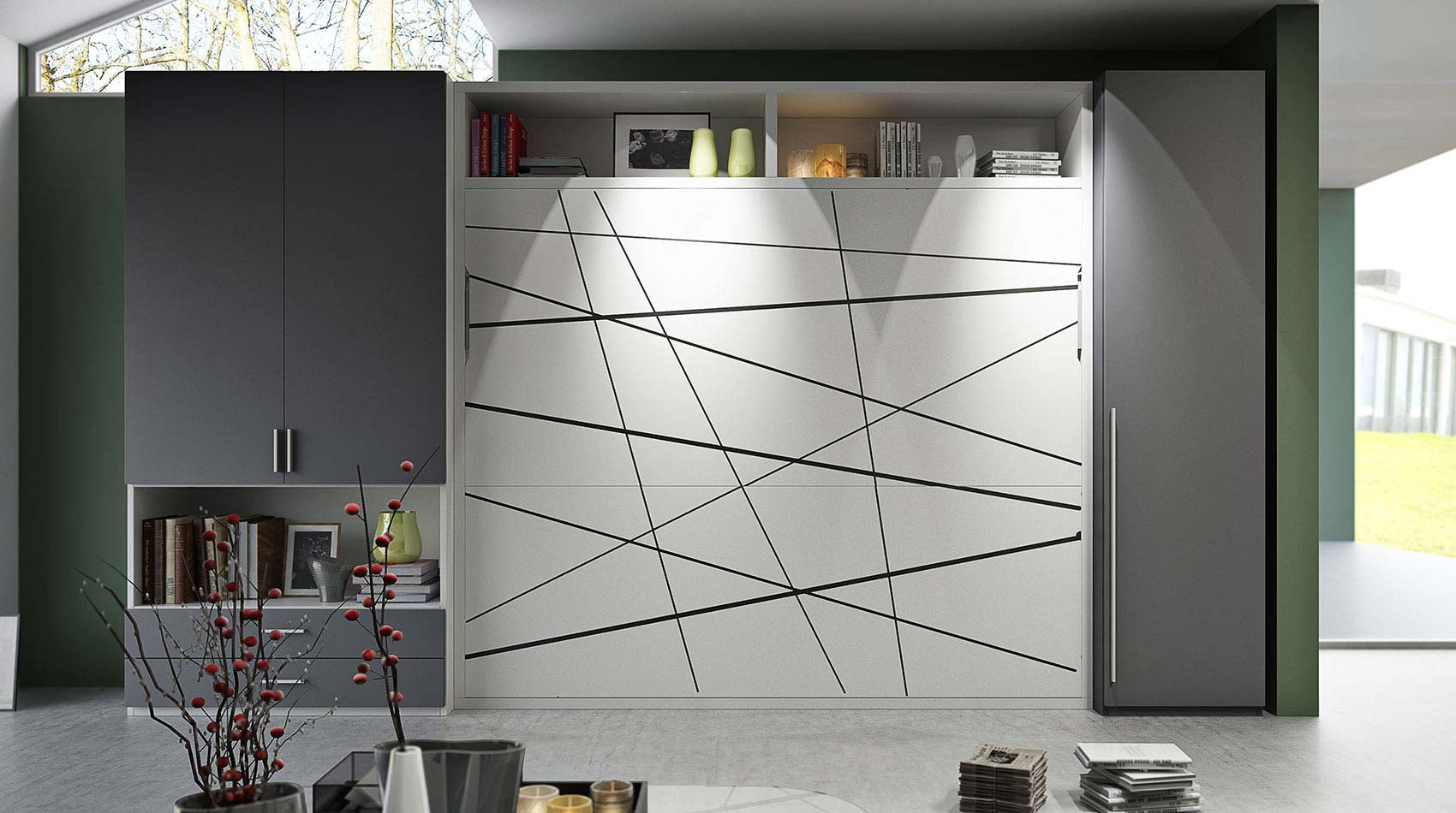 Space Standard horizontal wall bed