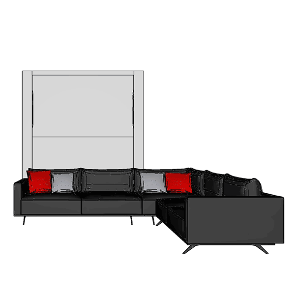 City Corner Sofa Wall bed