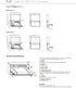 Technical drawing of Kali Ponte horizontal wall bed