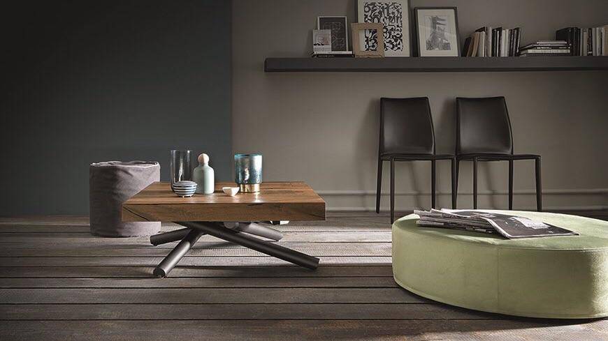 Concept Square coffee to dining table 