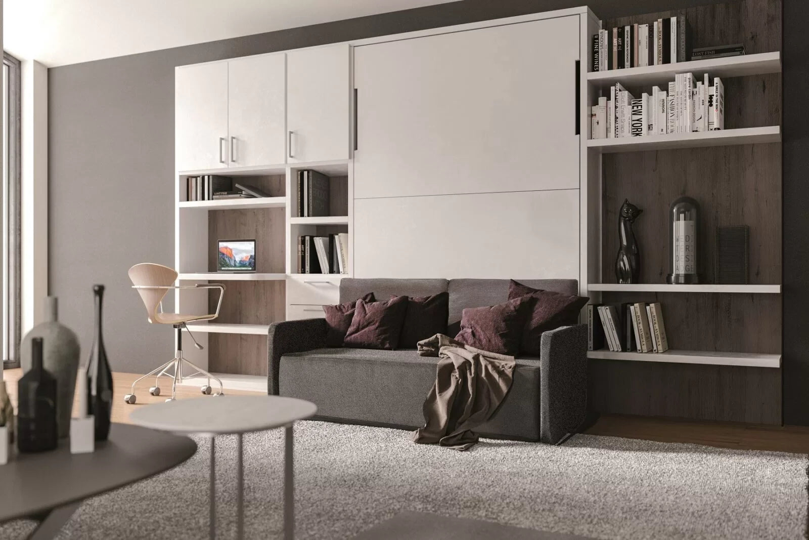 Canapé-lit mural Block