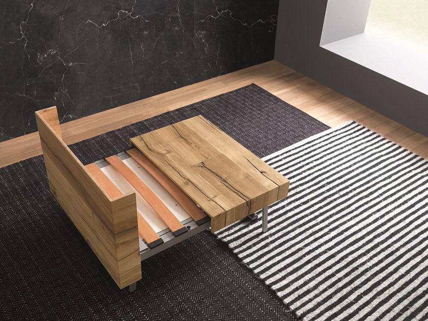 Boxy bed coffee to dining table