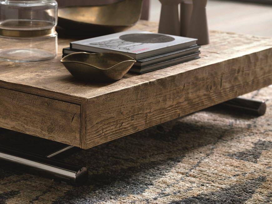 Boxy small coffee to dining table 