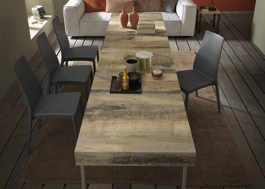 Boxy XL coffee to dining table 