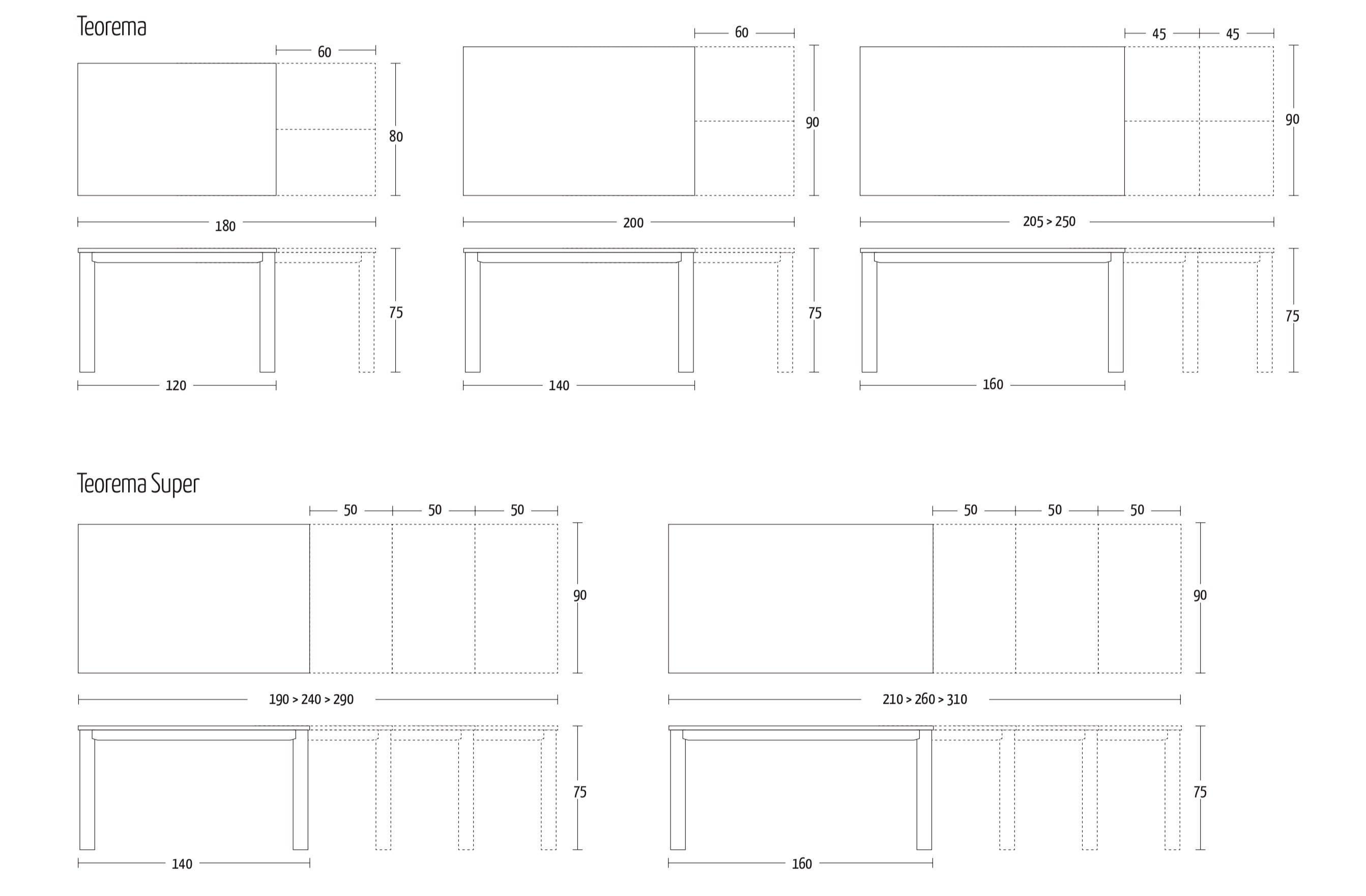 Modern dining table