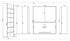Dimensions of Kali Ponte wall bed composition