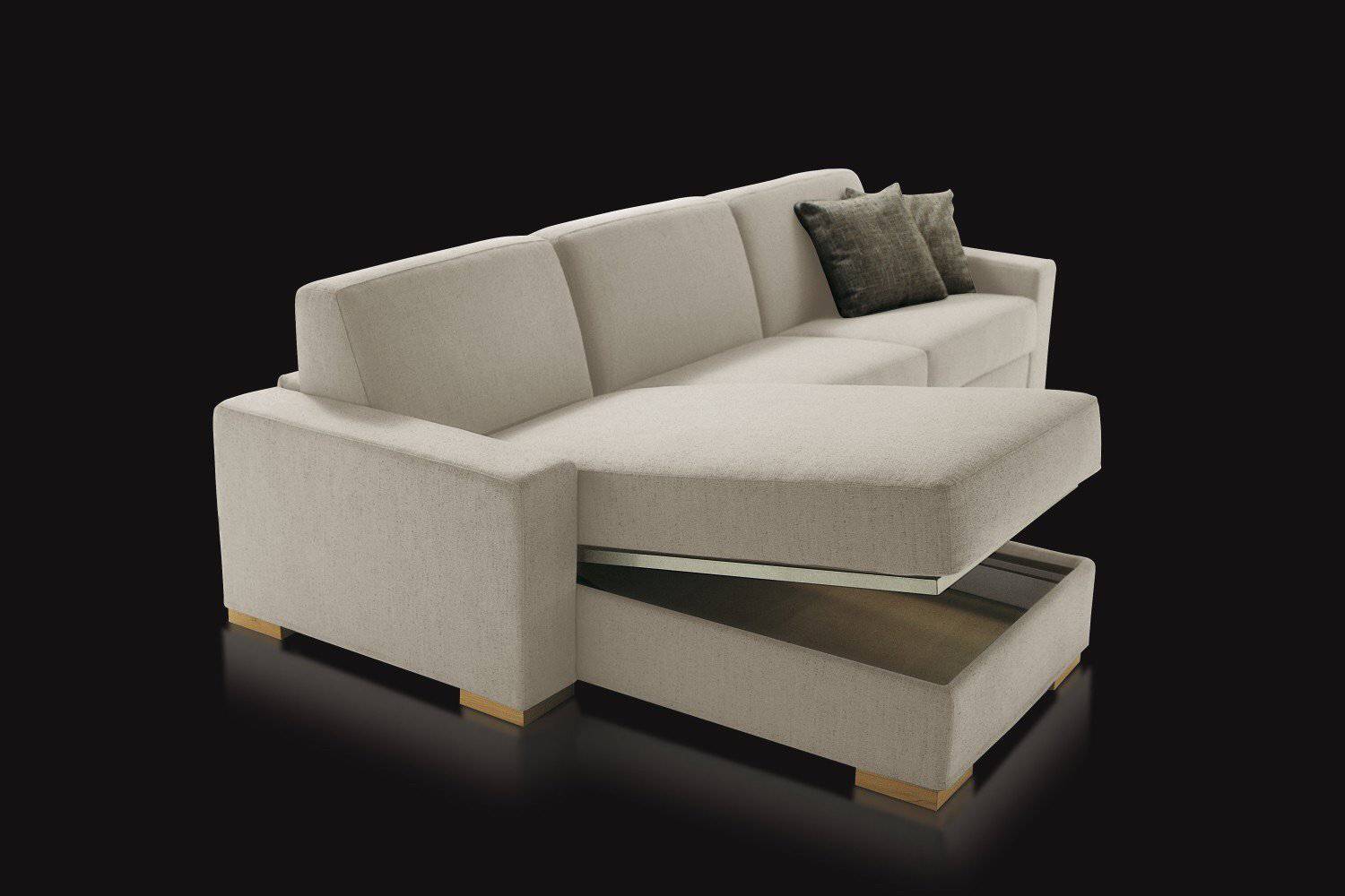 Duke sofa or sofa bed with chaise longue