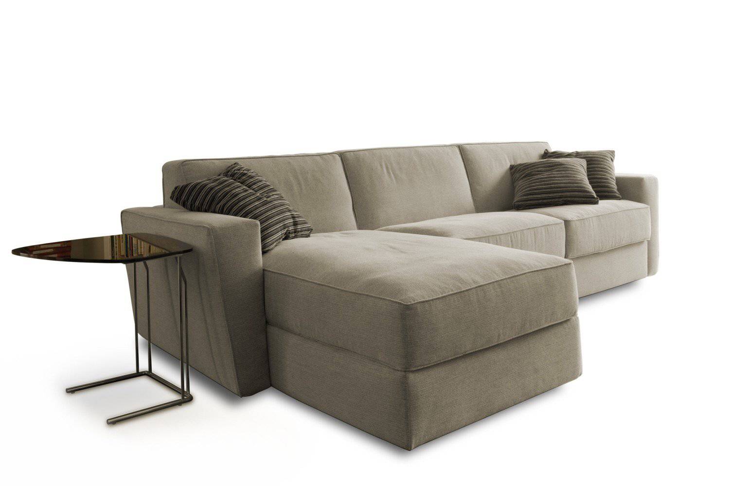 Shorter with chaise longue sofa or sofa bed 