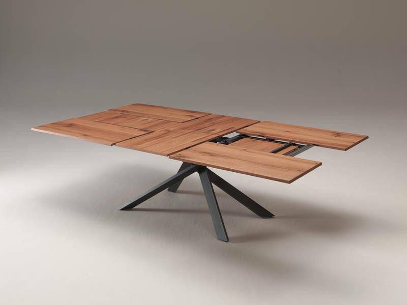 4X4 dining table, Extendable dining table