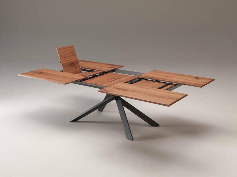 4X4 dining table, Extendable dining table