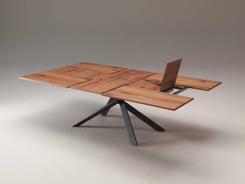4X4 dining table, Extendable dining table 