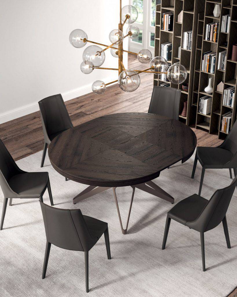 BIG Round Extendable dining table 