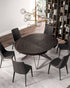 BIG Round Extendable dining table 
