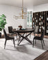 BIG round Extendable dining table 