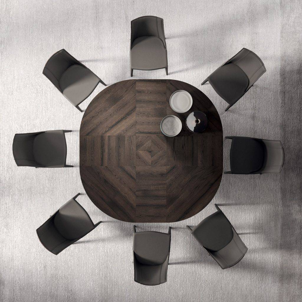 BIG Round, Extendable dining table 