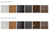 Milanodue, Extendable dining table finishes