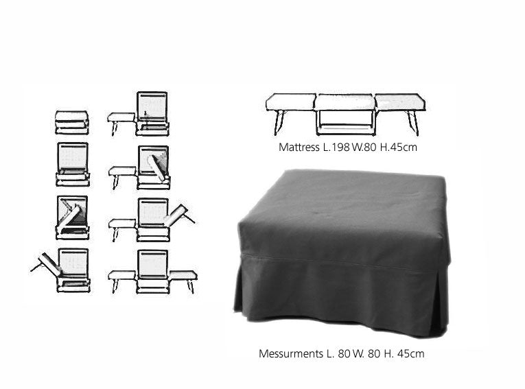 Bonbon POP, Ottoman bed - Bonbon Compact Living