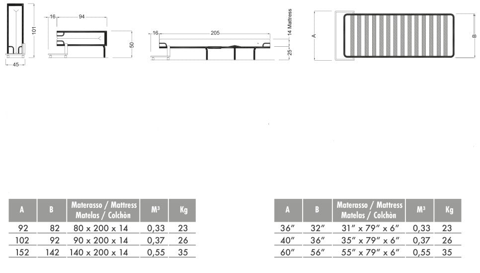 Roller Folding Bed