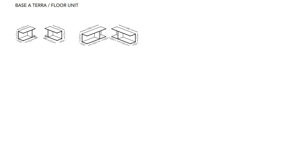 Tetris units for wall beds,  - Bonbon Compact Living