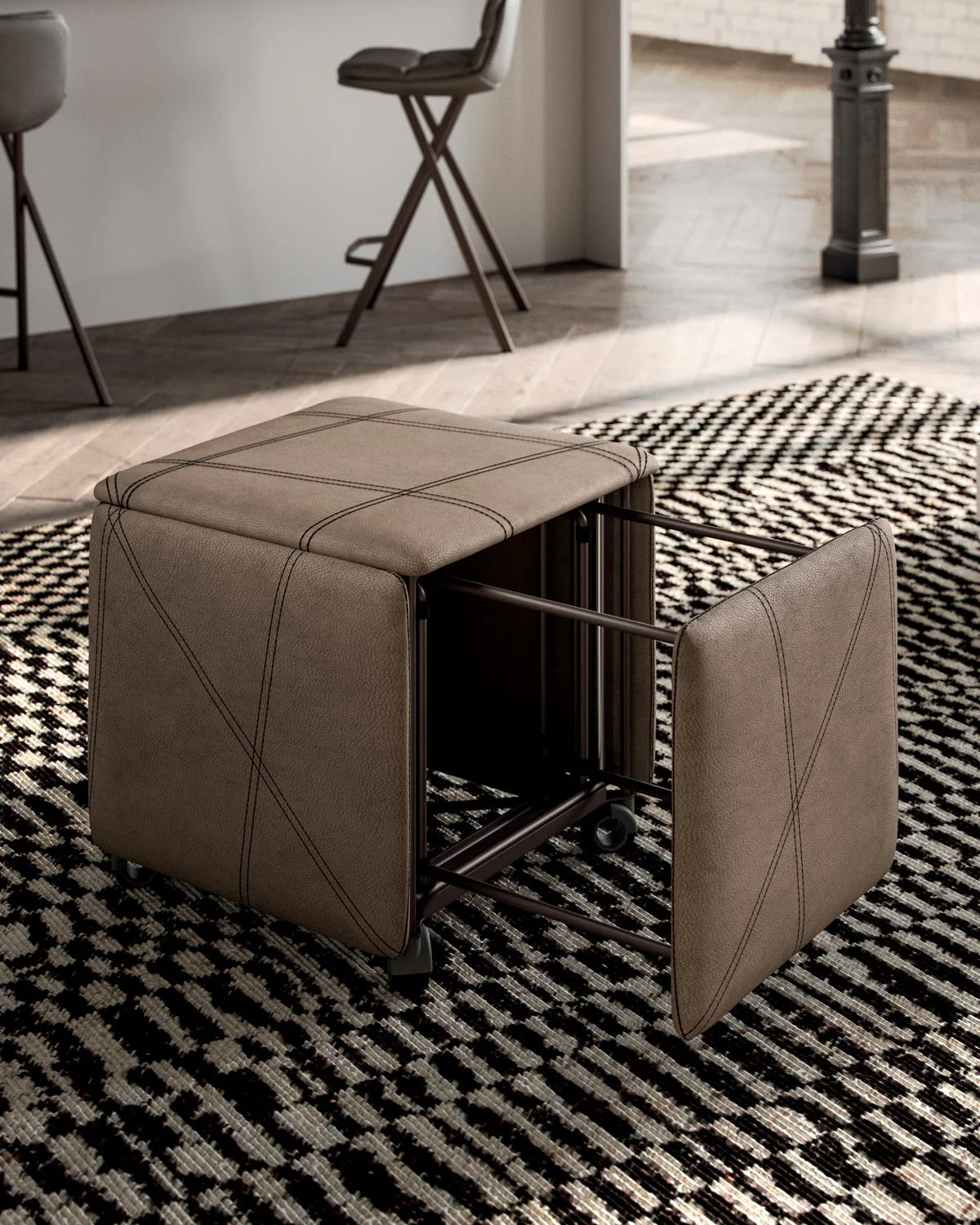 CUBIX OTTOMAN, Seating - Bonbon Compact Living