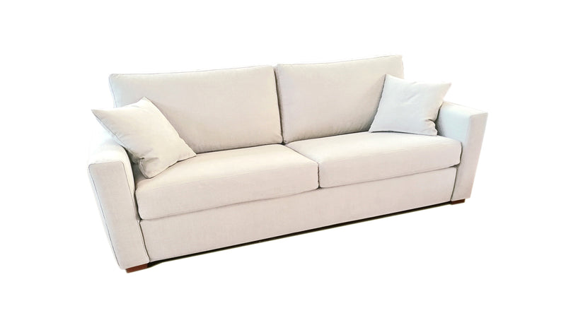 Comfy Lux king size sofa bed - Mystic 01 white