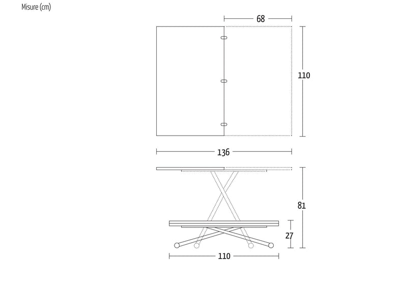 Furlo, Coffee to dining table - Bonbon Compact Living