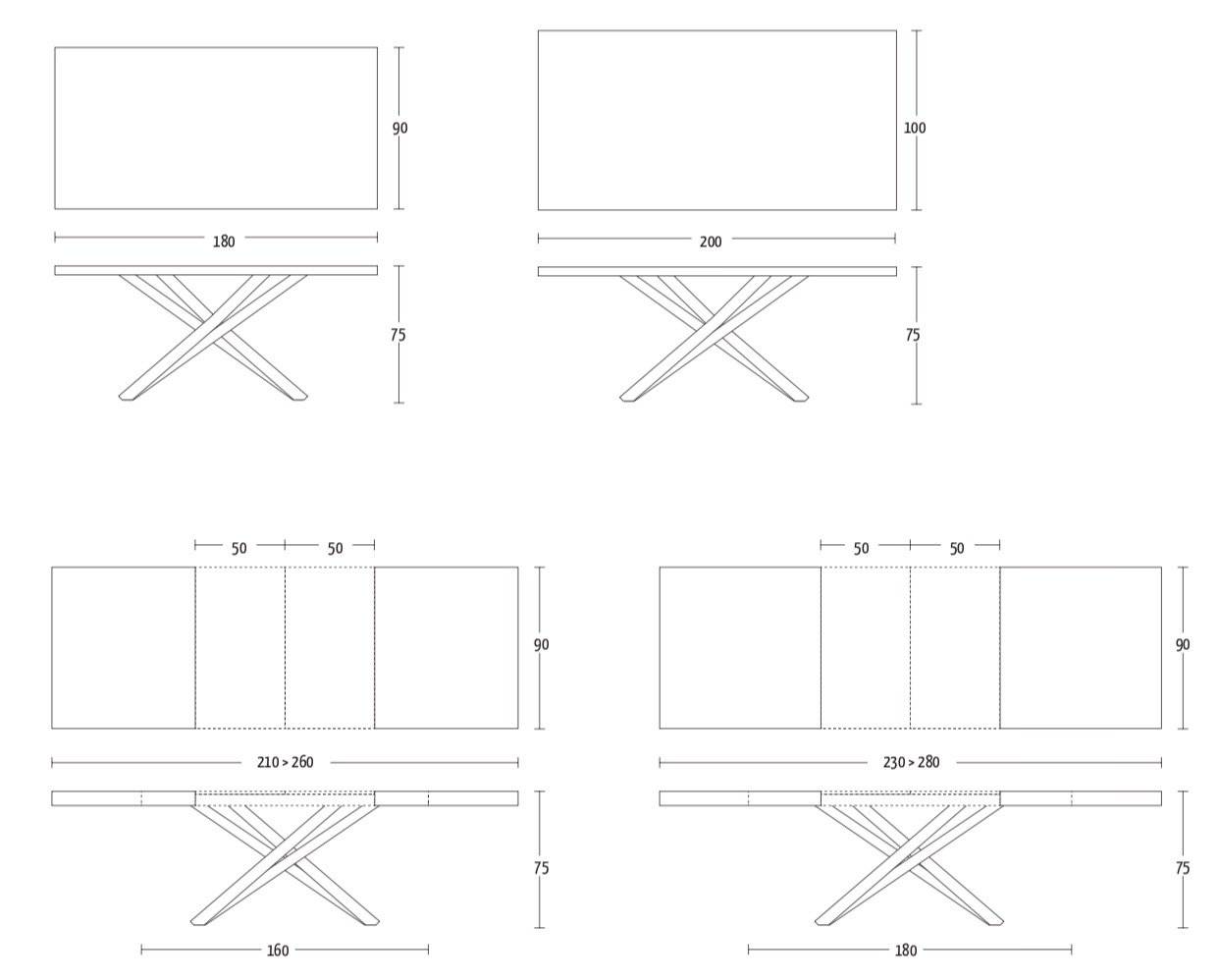 Play Square, Dining table - Bonbon Compact Living