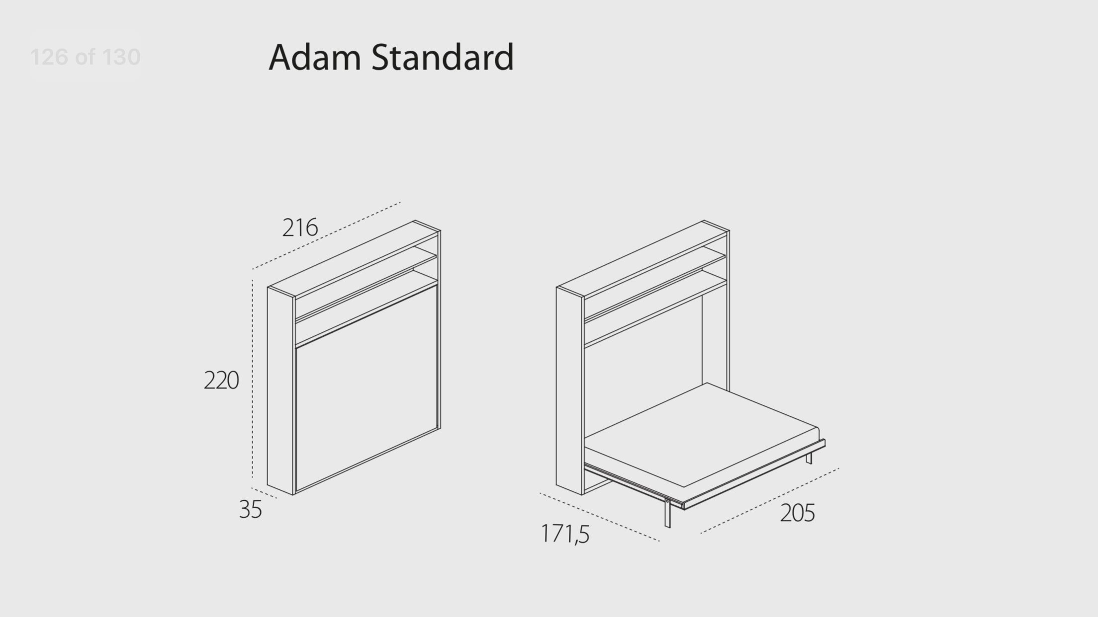 Adam measurements size