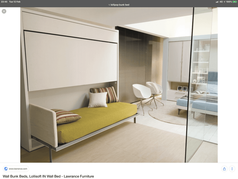 Lollisoft, Wall bed - Bonbon Compact Living