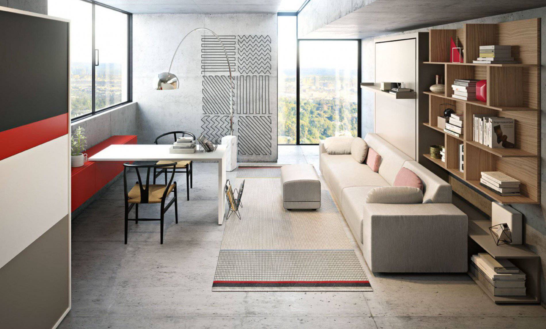 Oslo 301 sofa wall bed, Wall bed - Bonbon Compact Living